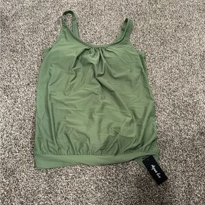 Aqua Eve Green Swim Tankini Top